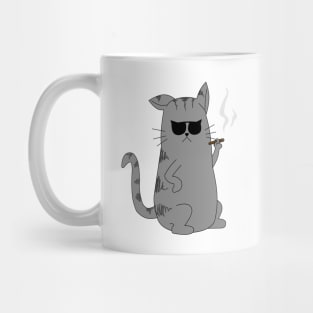 Cool Cat Cigar Lover Mug